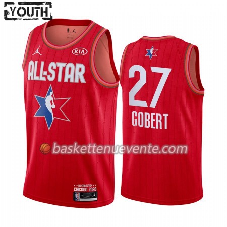 Maillot Basket Utah Jazz Rudy Gobert 27 2020 All-Star Jordan Brand Rouge Swingman - Enfant